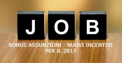 bonus assunzioni 2017