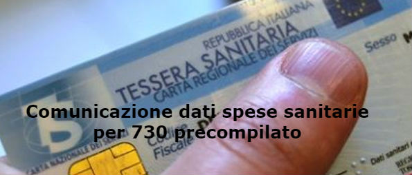 comunicazione dati spese sanitarie al sts
