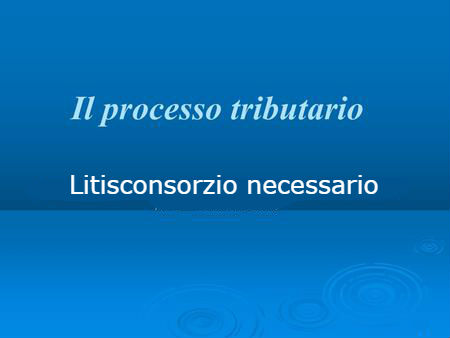 litisconsorzio necessario