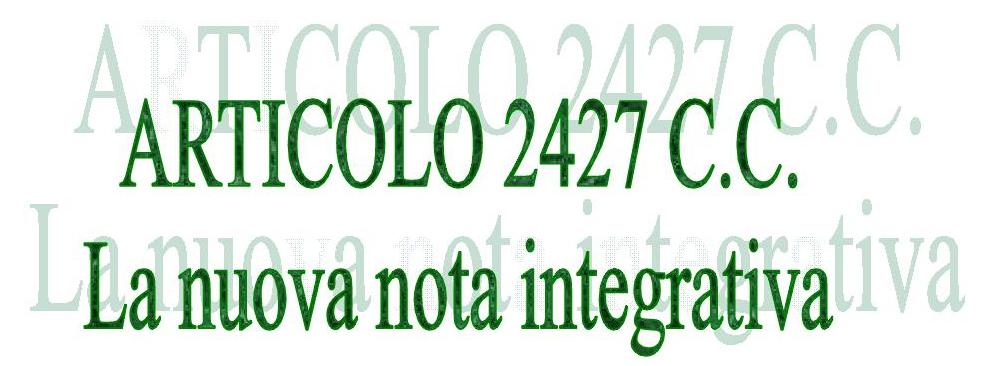 la nuova nota integrativa