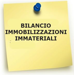 BILANCIO: immobilizzazioni immateriali