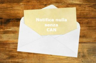 notifica al portiere della cartella nulla senza CAN