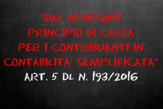 principio di cassa chiarimenti dell'Agenzia