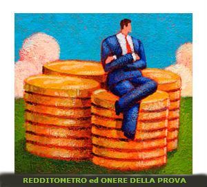 redditometro ed onere della prova
