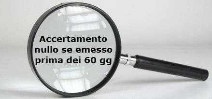 Accertamento fiscale a seguito accesso ai locali dell'attività è nullo se emesso prima dei 60 giorni