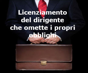 licenziamento del dirigente
