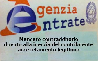 legittimo l'accertamento con studi di settore senza contradditorio se è colpa del contribuente