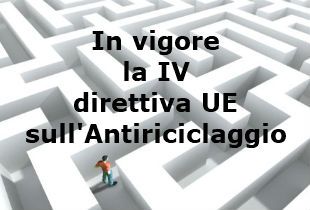 antiriciclaggio in vigore la IV direttiva UE