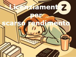 licenziamento per scarso rendimento