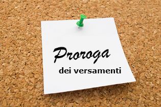 proroga dei versamenti delle imposte e contributi