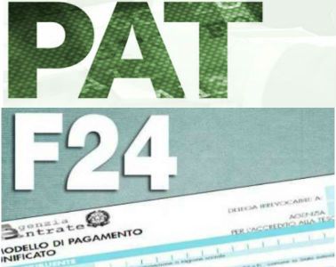 PAT pagamento del CU solo con F24