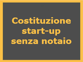 costituzione start-up senza notaio