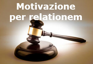 motivazione per relationem