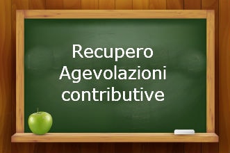 recupero delle agevolazioni contributive